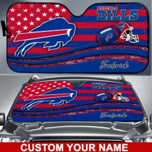 Buffalo Bills NFL Car Sun Shade Gift For Fan