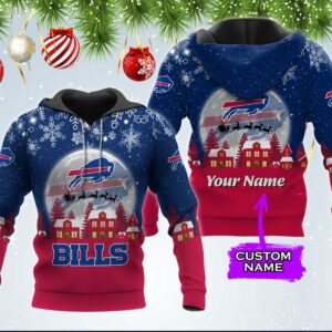 Buffalo Bills NFL Personalized Christmas Hoodie 3D