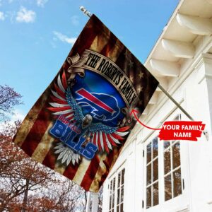 Buffalo Bills NFL Personalized Flag House and Garden