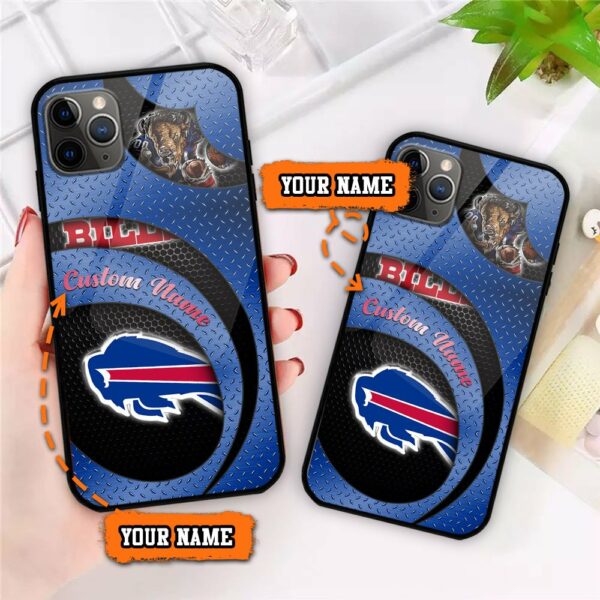 Buffalo Bills NFL Personalized Glass Phone Case