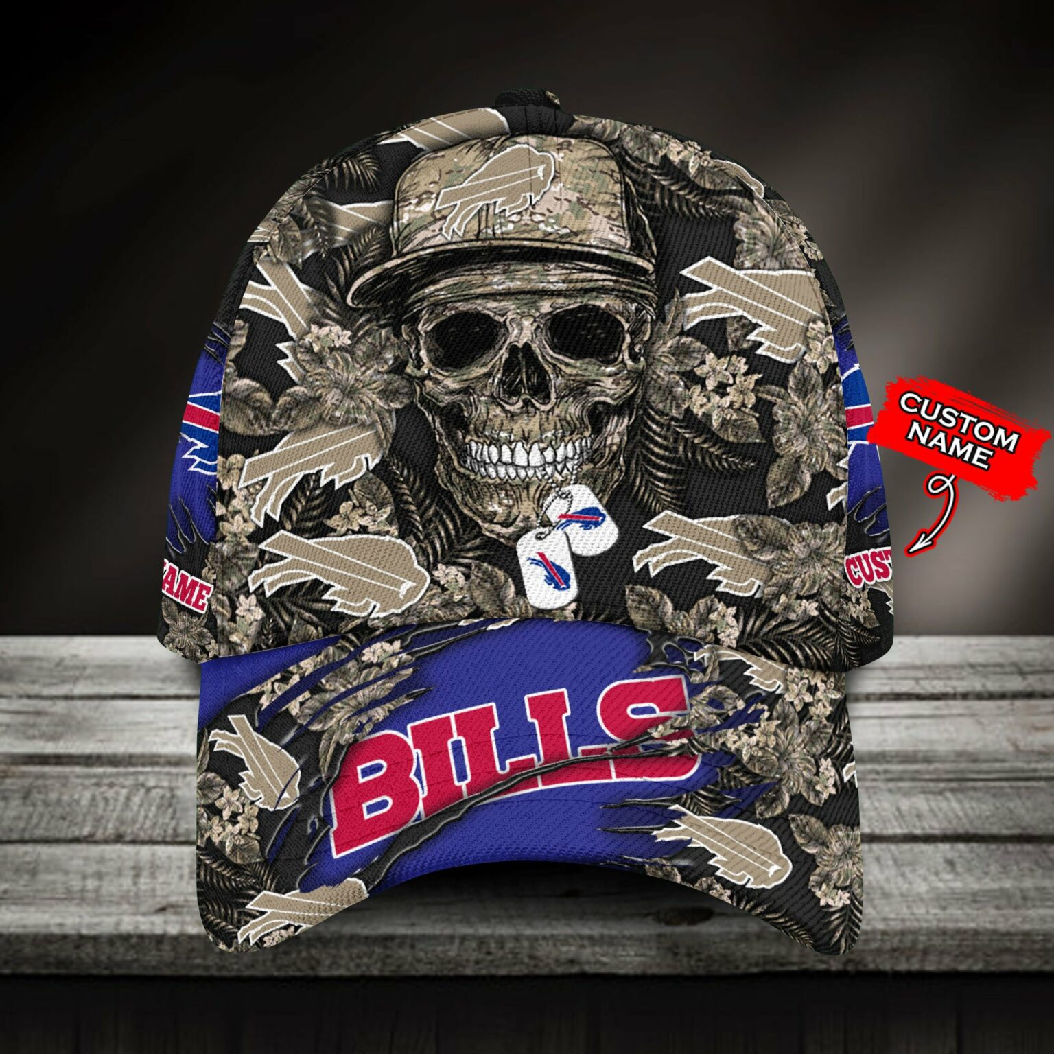 Personalized Buffalo Bills 3D NFL Cap - billsfanshome.com