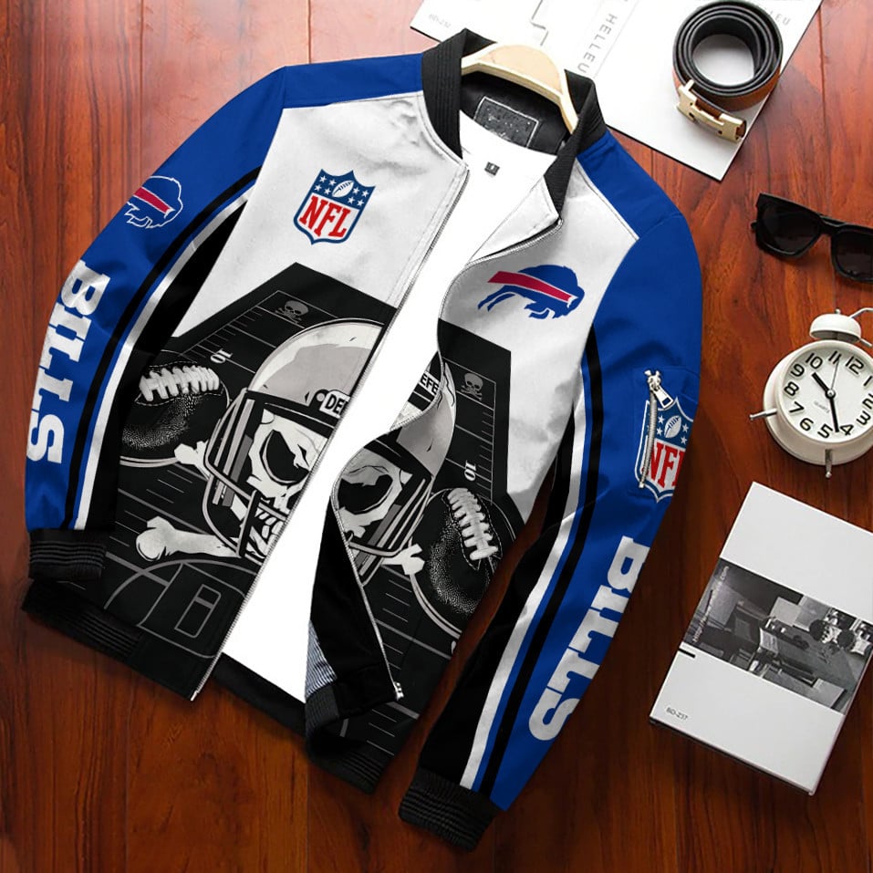 Renegade Buffalo Bills Blue and White Jacket - Jackets Masters