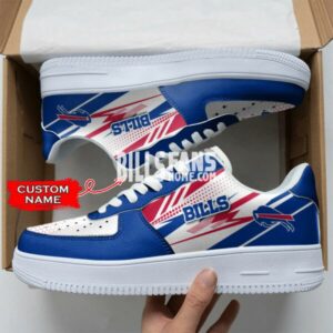 Buffalo Bills 3D NFL Custom Name Air Jordan 11 Sneakers For Men