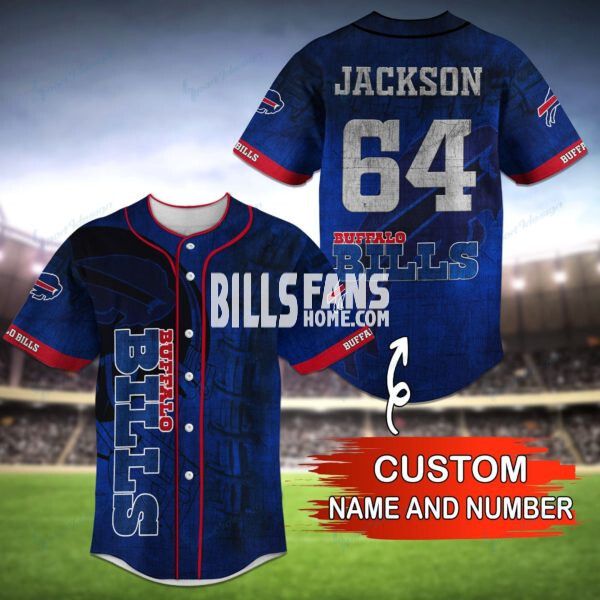 Buffalo Bills Personalized Jersey New Custom Name - Gift For Men Women ...