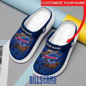 Buffalo Bills Crocs Crocband Clog Comfortable For Women Men - T