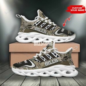 Buffalo Bills Personalized Name NFL Max Soul Shoes Men And Women For Fans