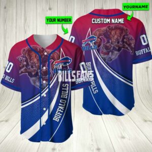 Buffalo Bills Personalized 3D Baseball Jersey Shirt - Bring Your Ideas,  Thoughts And Imaginations Into Reality Today