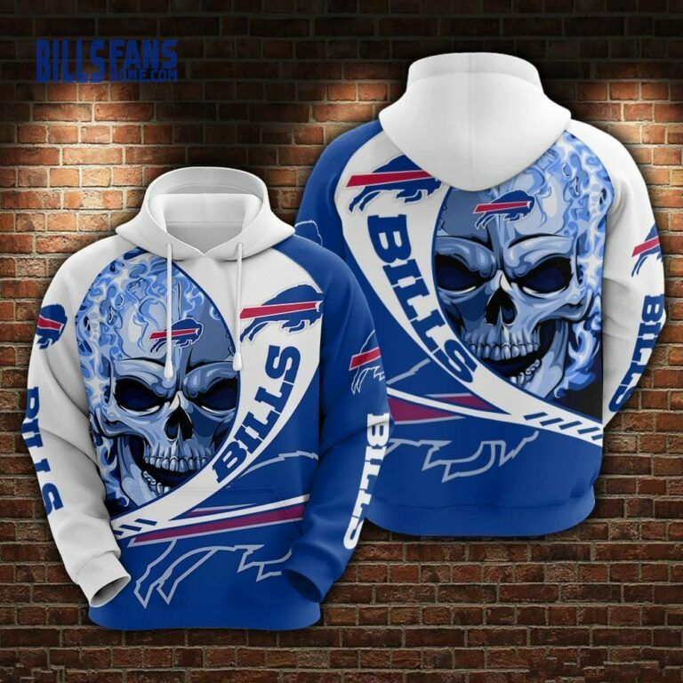 Buffalo Bills Limited Black Big Logo 3D Hoodie - T-shirts Low Price